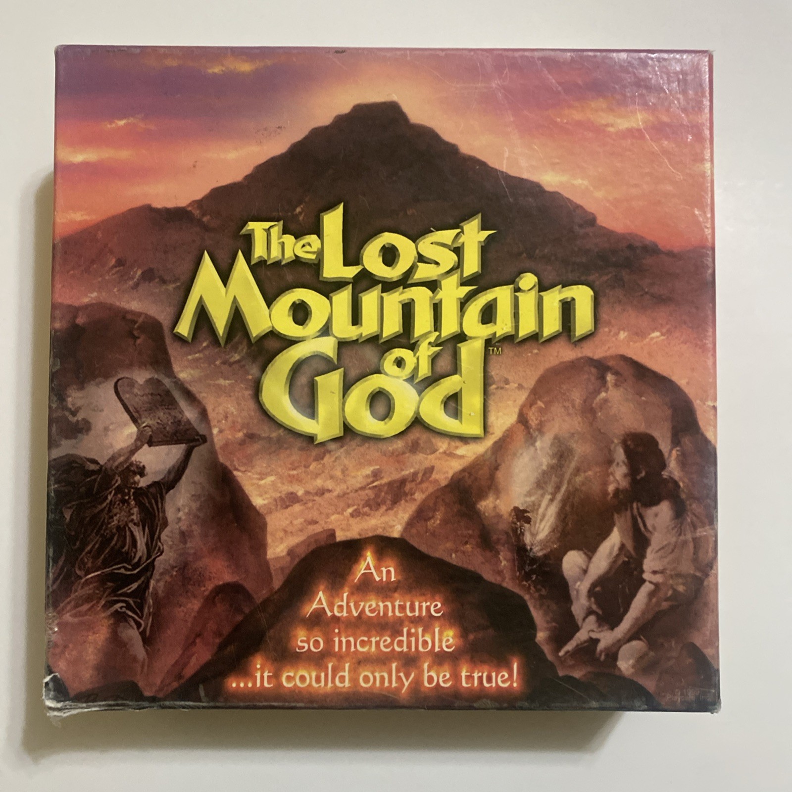 Tommy Nelson The Lost Mountain of God Biblical Adventure Board Game *Read*