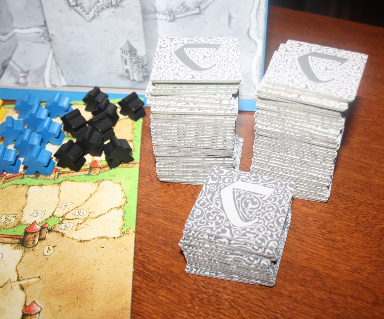 Carcassonne Board Game -Klaus-Jurgen Wrede -100% Complete -Rio Grande Games 2000