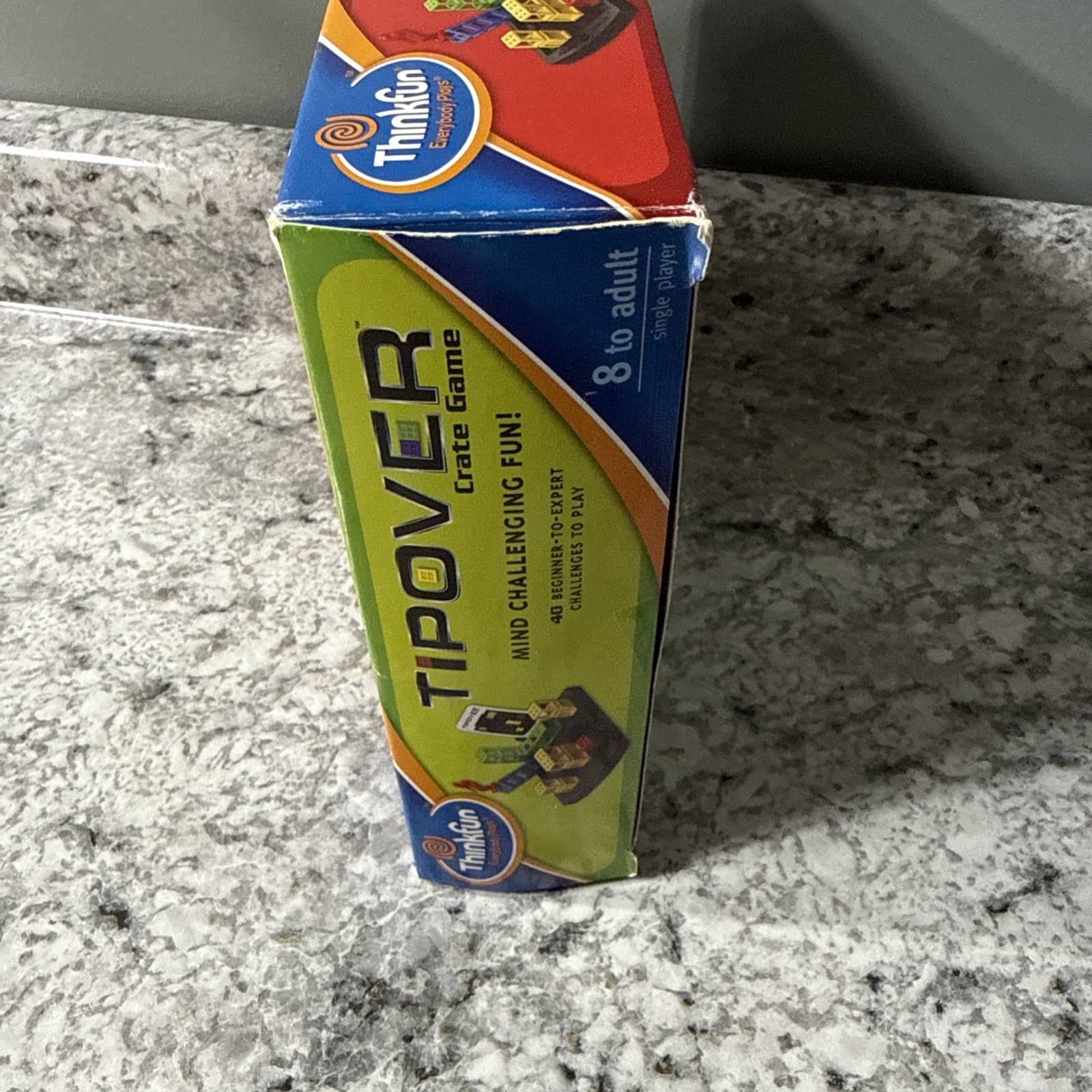 Tipover: Crate Tipping Logic Game ThinkFun 2010 – Missing 1 Expert Card