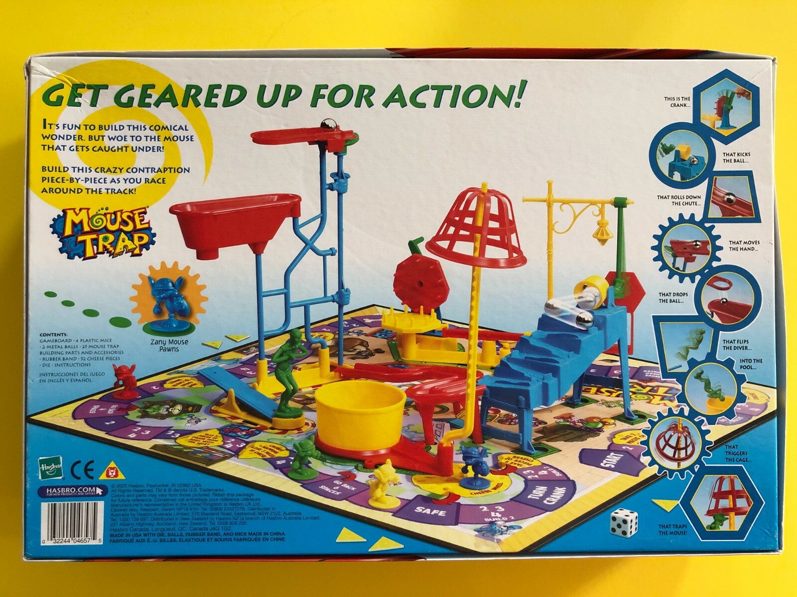 MOUSE TRAP 2005 Board Game by Milton Bradley – Used, Complete, VG condition