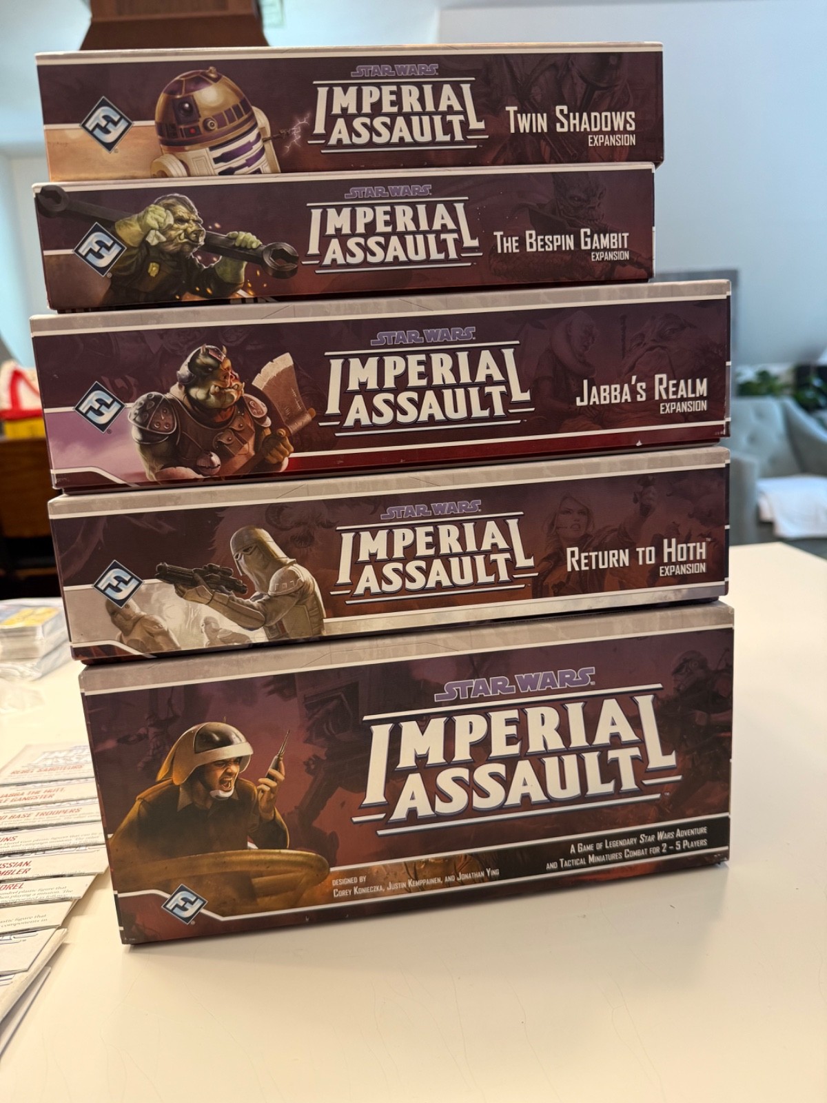 Rare! Star Wars: Imperial Assault core game and expansion bundle with minis