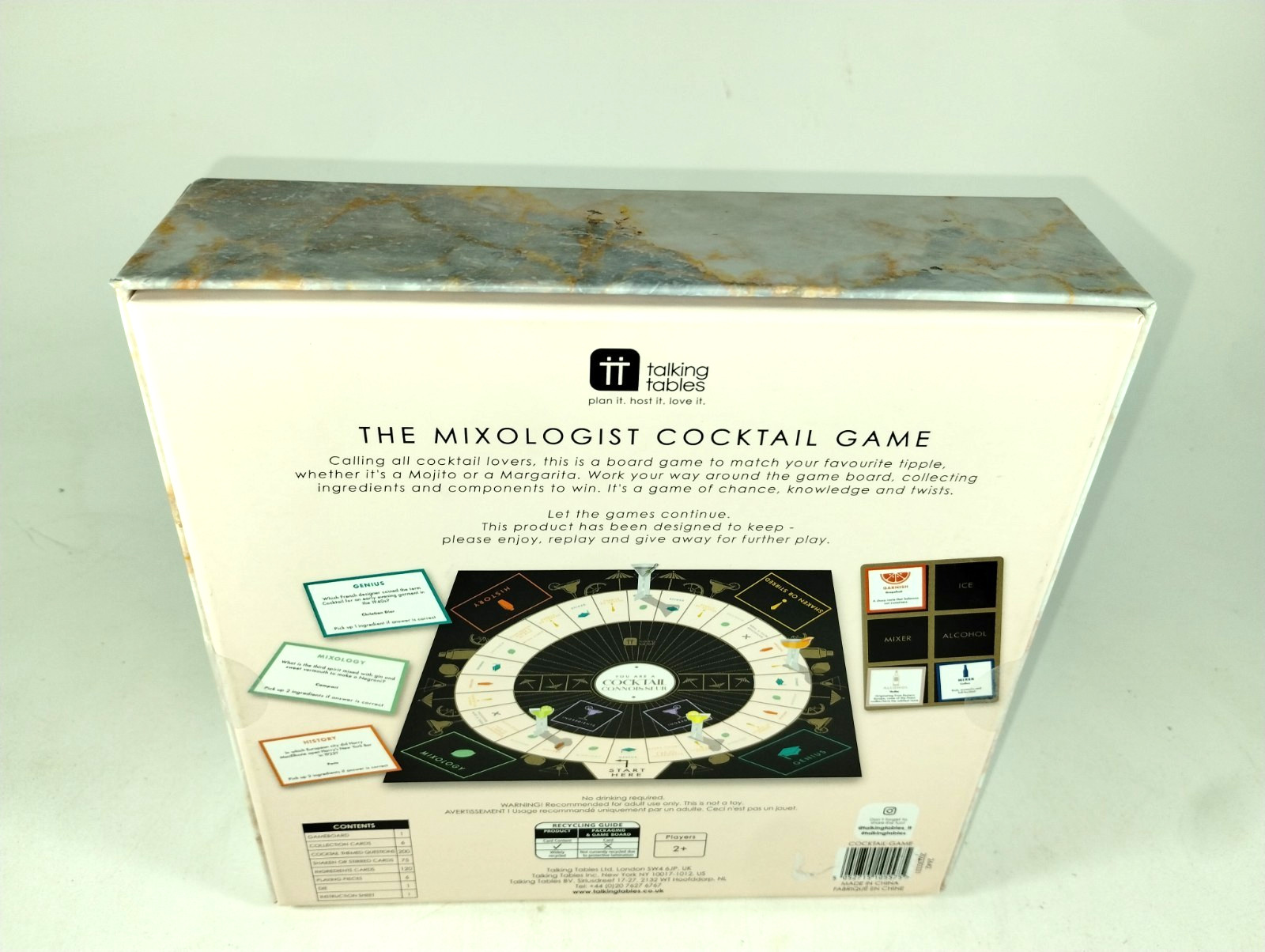 Mixologist Cocktail Board Game, New in Package, Sealed, Talking Tables.