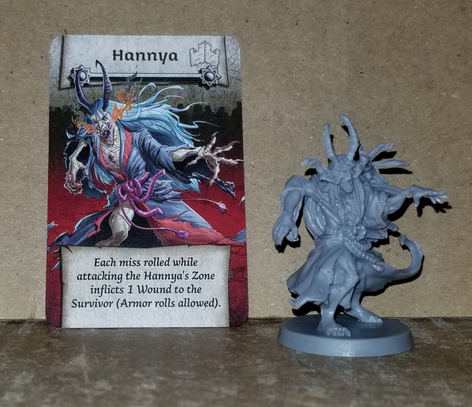 Zombicide White Death HANNYA Necromancer Kickstarter Exclusive Promo