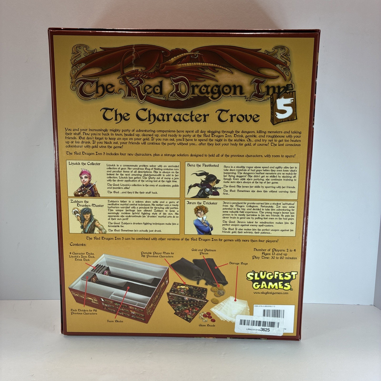 Red Dragon Inn 5 The Character Trove Sealed Decks and Pieces Complete