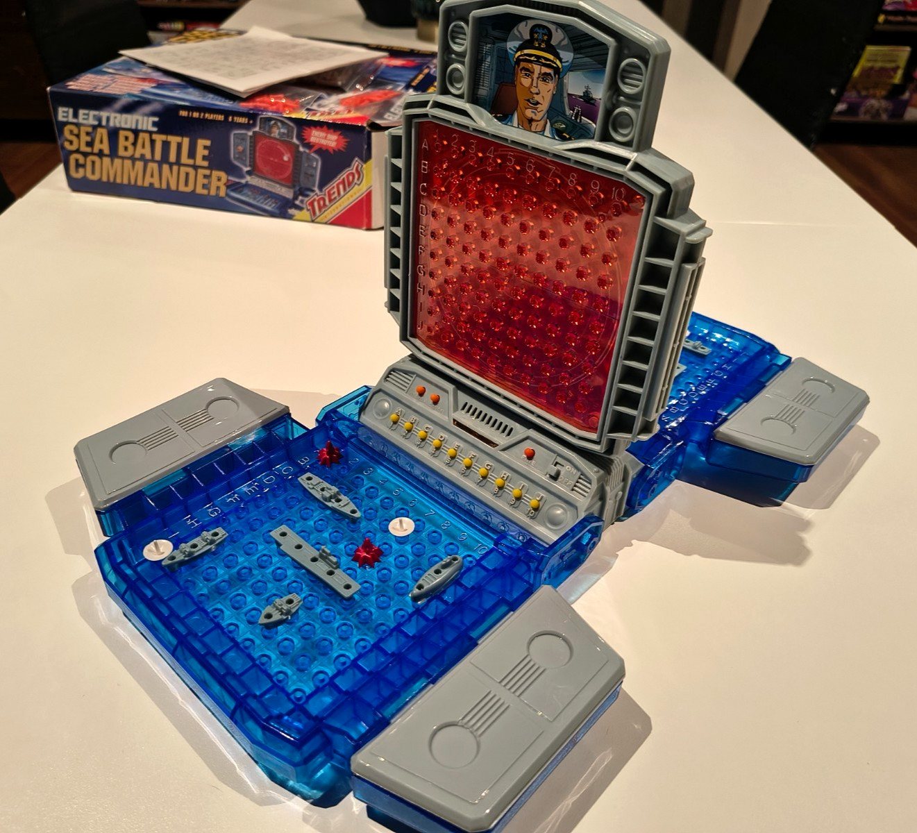 Electronic Sea Battle Commander Game – Strategic Naval Battle Game – WORKING