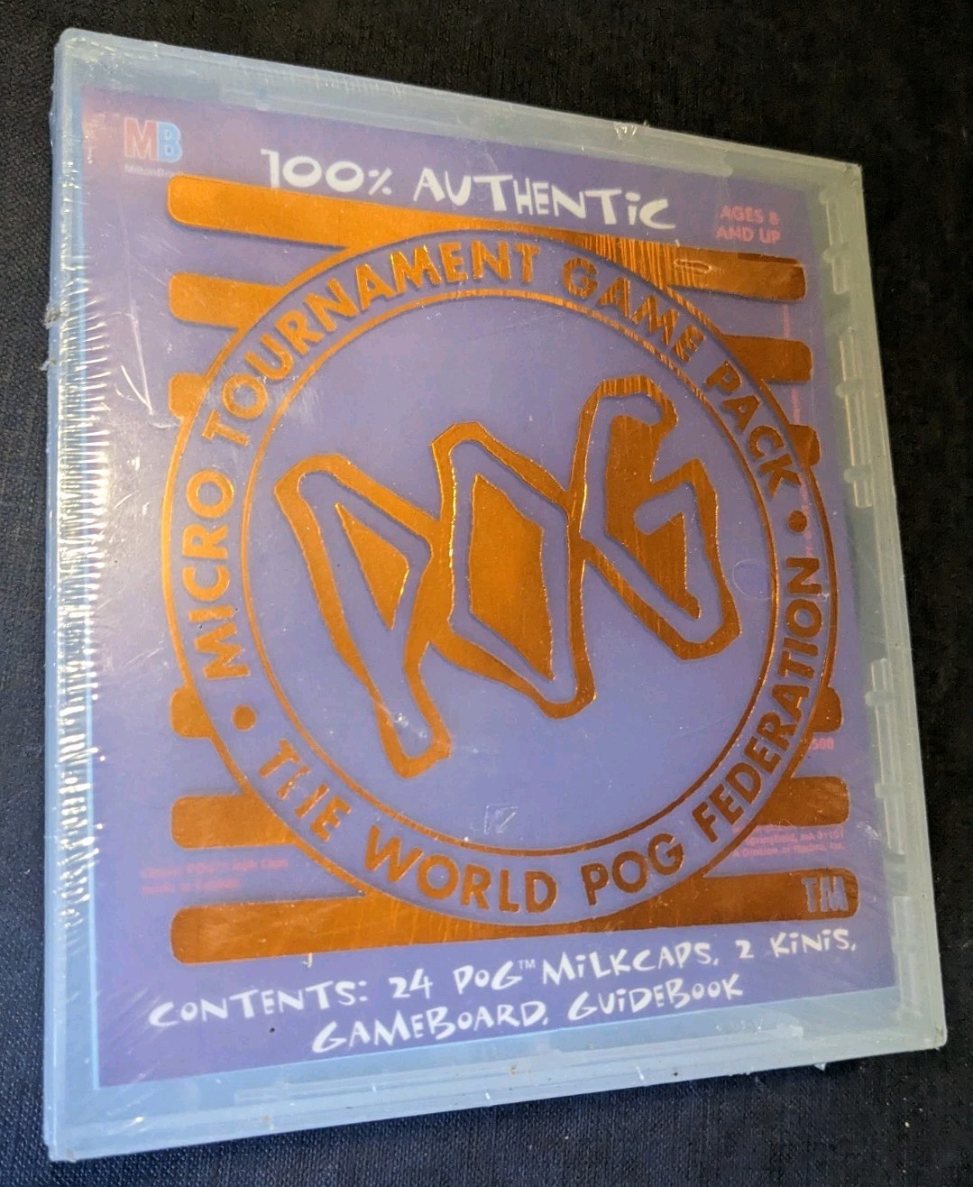 2 Vtg POG Micro Tournament Game Pack The World Pog Federation NOS SEALED 90s