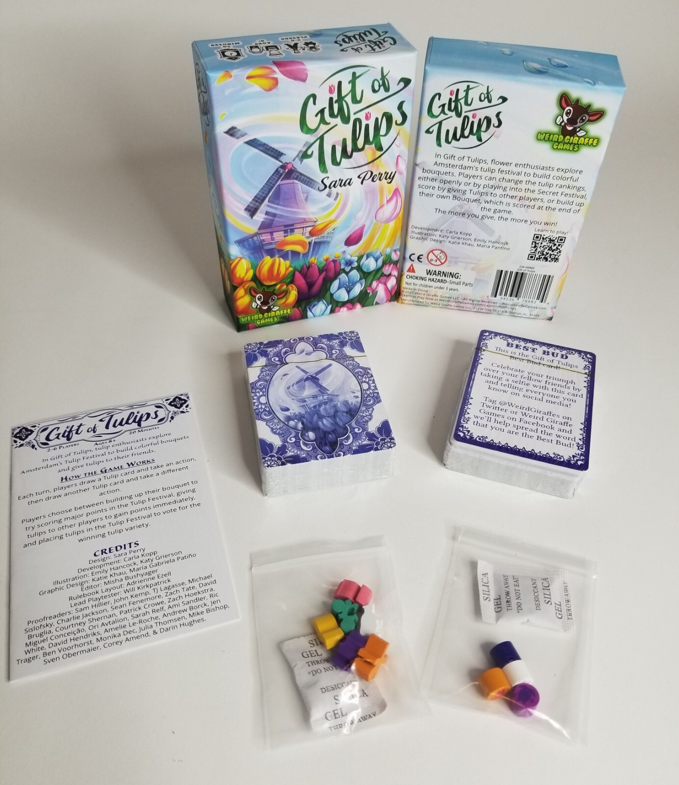 Gift of Tulips – Sara Perry Board Game Kickstarter – Weird Giraffe Games