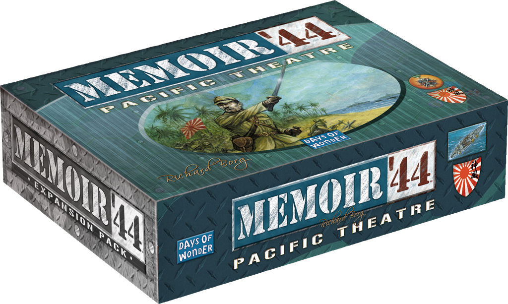 Memoir ’44 Pacific Theater Game Expansion War Board Tabletop Days of Wonder NEW
