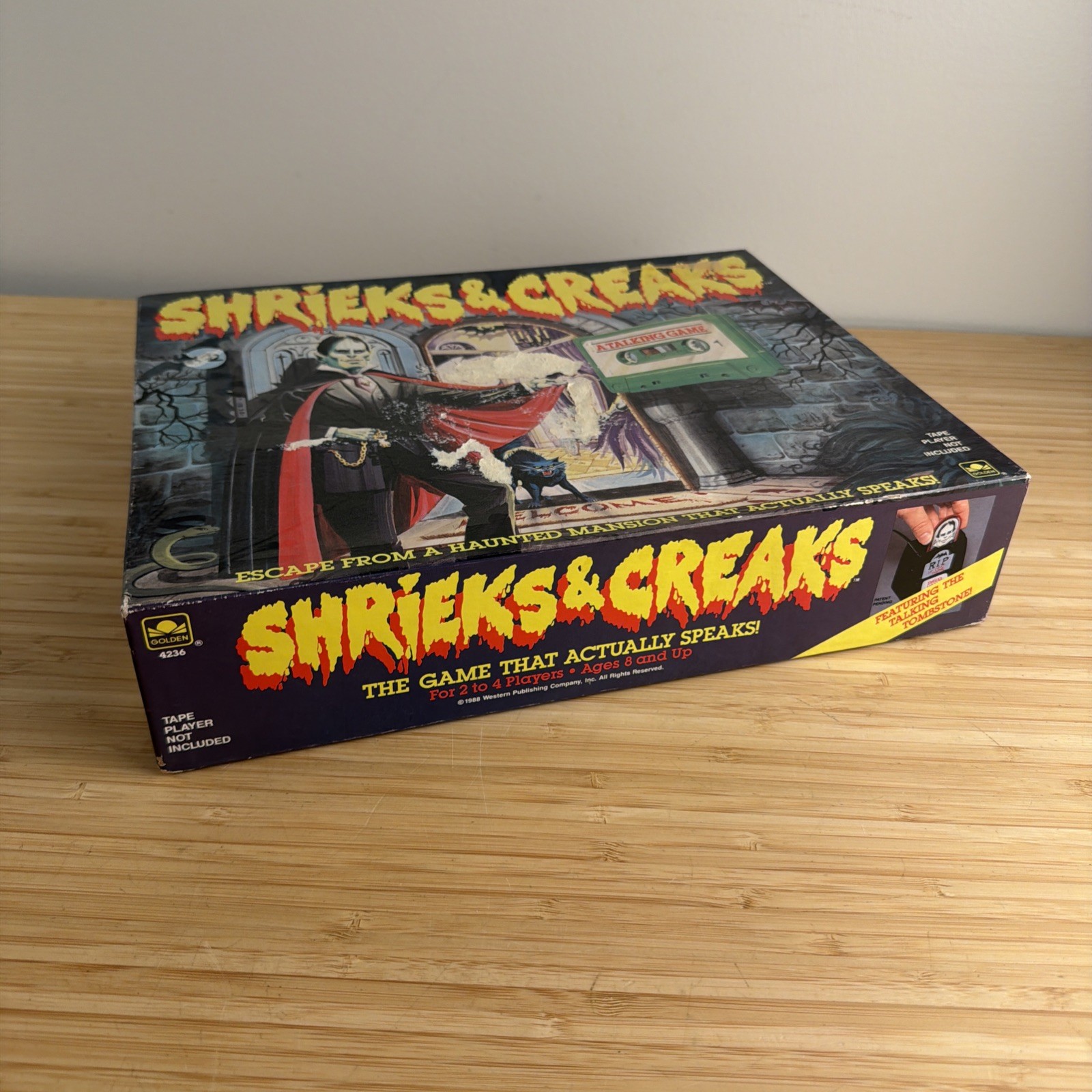 Shrieks Creaks Talking Horror Board Game Vintage 1988 Complete!