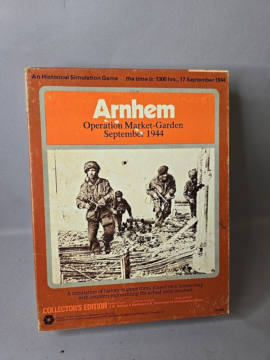 SPI 1976 Arnhem Operation Market Garden Collectors Edition Box Replacement Parts