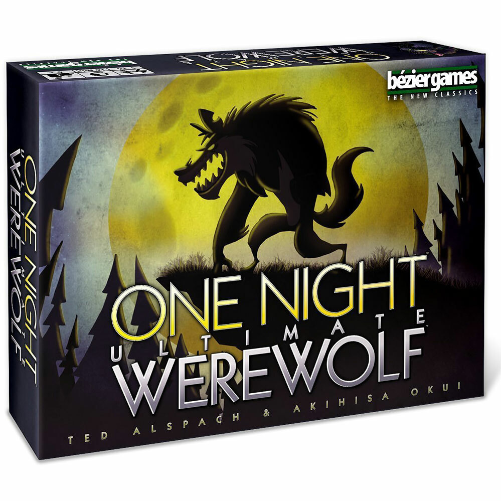 One Night Ultimate Werewolf Game, Bezier Games, Halloween Spirit,3-10 Players OY