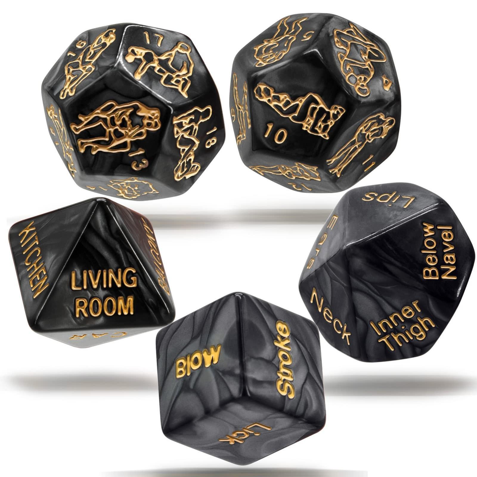 Mebault Sex Dice Naughty Positions Dice for Adult Couple Sex Games Romantic F…