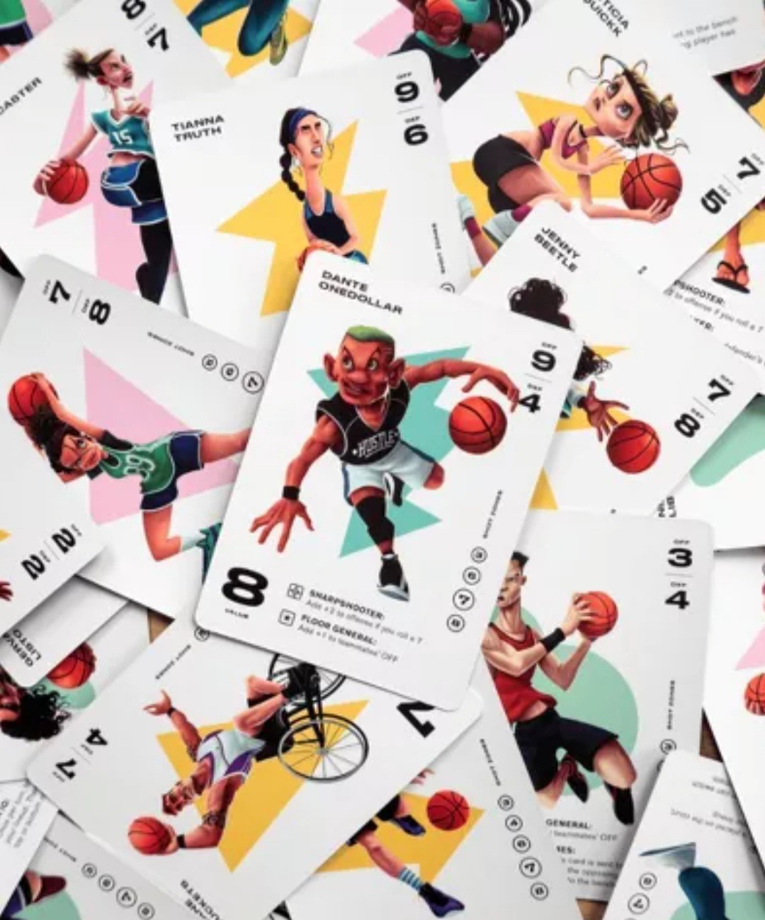 Gameflo Pickup Basketball Card Game Of Strategy 2-6 Players Ages 8+ New Sealed