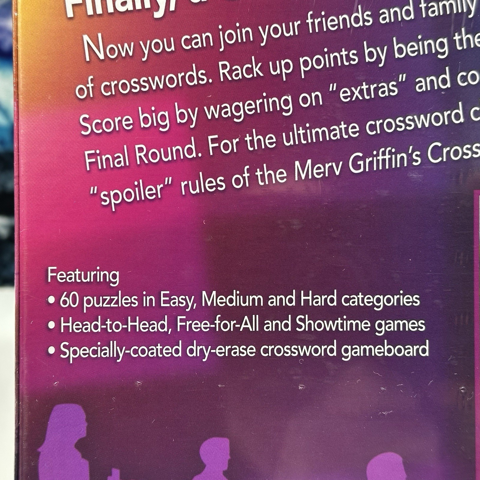 Merv Griffin’s CROSSWORDS Social Wordplay Board Game Adult Ages 12+ Sealed NEW!