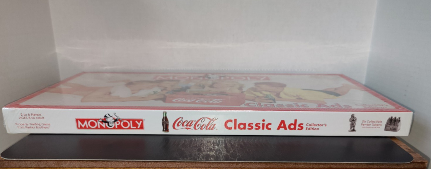 Monopoly Coca-Cola Classic Ads Collector’s Edition NEW & SEALED