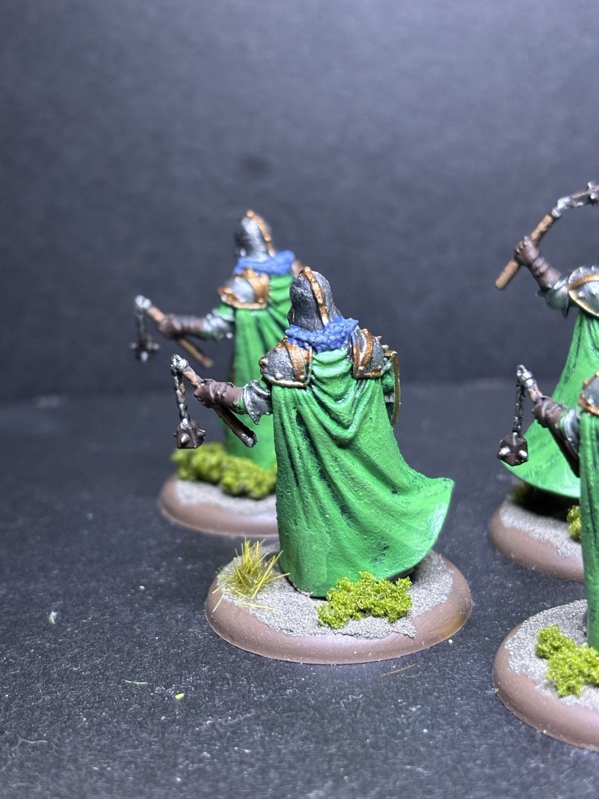 28mm /32mm Emerald Soldiers miniatures Lot — Painted And Based —pathfinder D&D