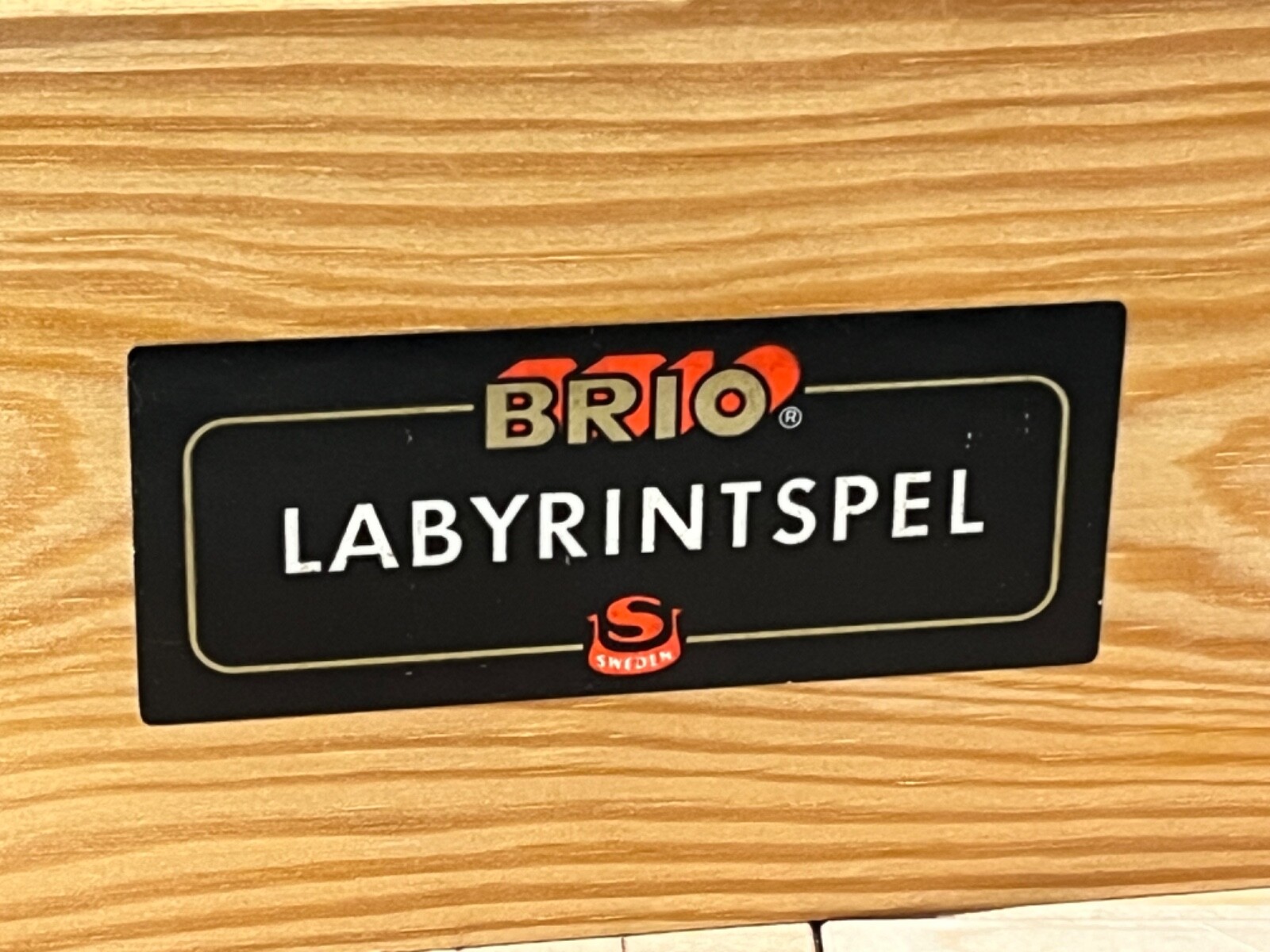 Vintage Brio Labyrint Game 31804 – w/Original Box – 1969 – Labyrinth