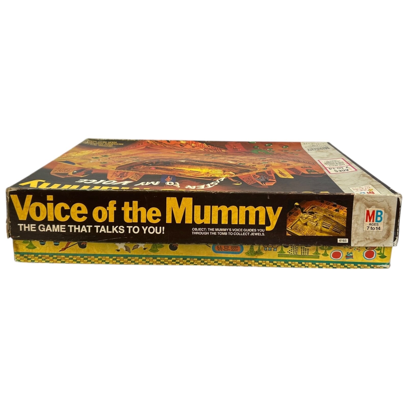 Voice of the Mummy Board Game Milton Bradley 1971 Vintage Red Not Working