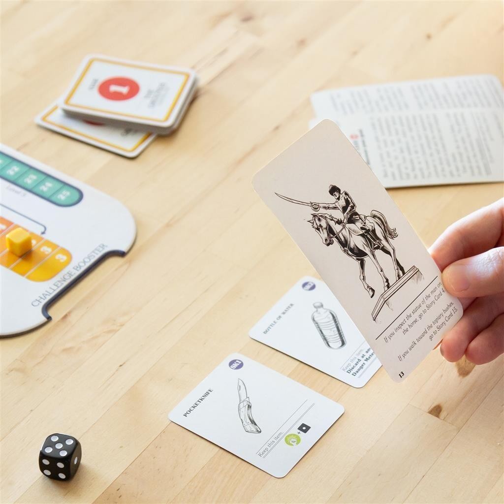 House of Danger Choose Your Own Adventure Board/ Strategy Game