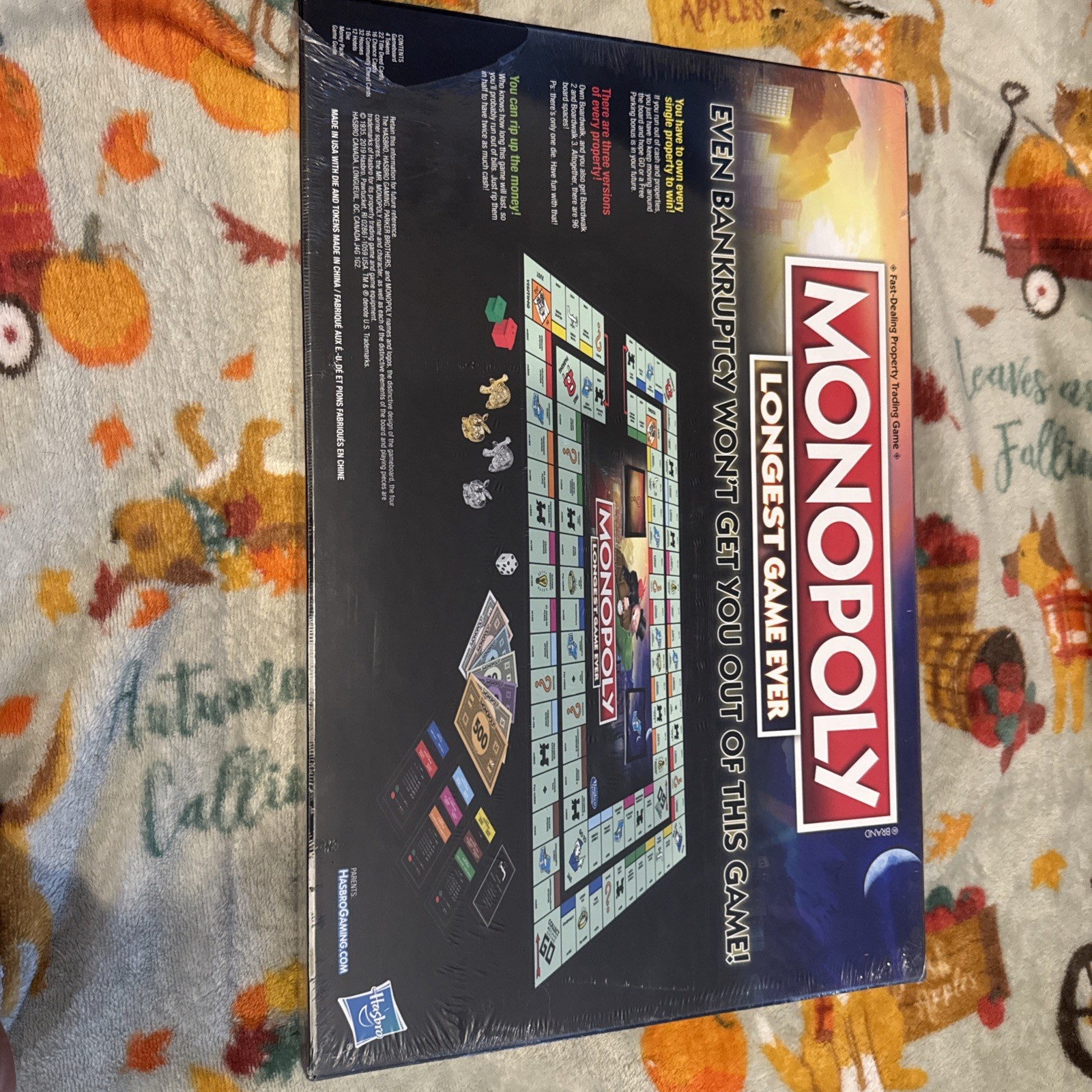 Monopoly Longest Game Ever Edition SEALED NEW Retired Collectible Rare