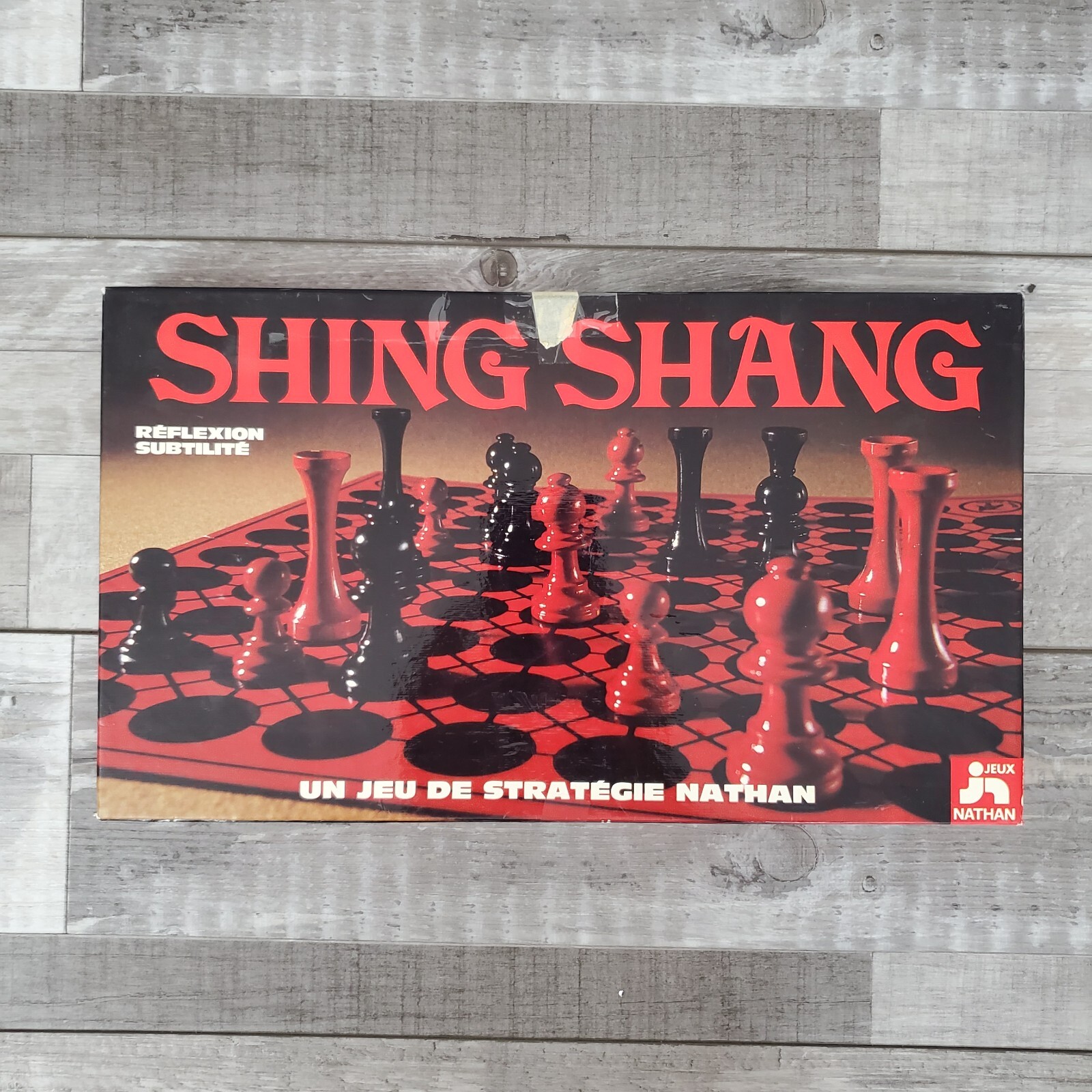 Vintage 1977 Nathan Shing Shang Two-Player Abstract Strategy Tactical Board Game