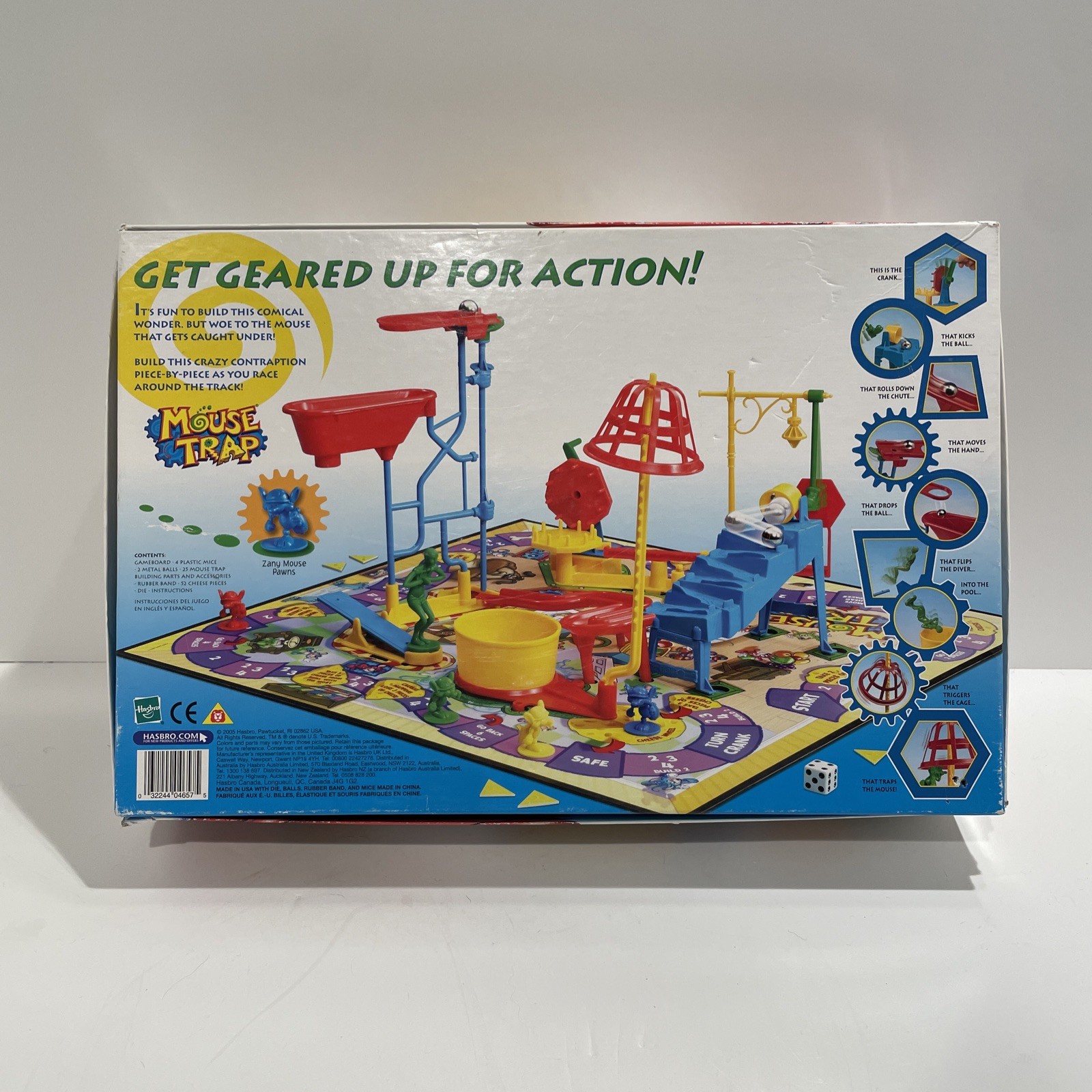 Y2K Mouse Trap COMPLETE Milton Bradley 2005 Classic Board Game Kids Family