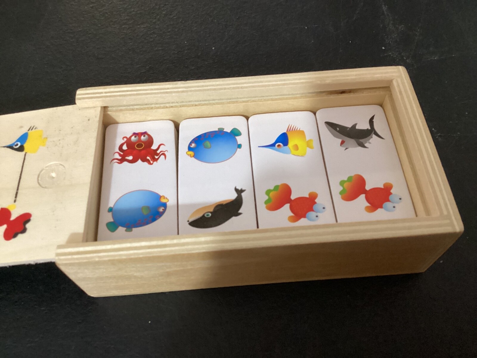 House of Marbles “Wooden Ocean Domino’s” in wooden box Games