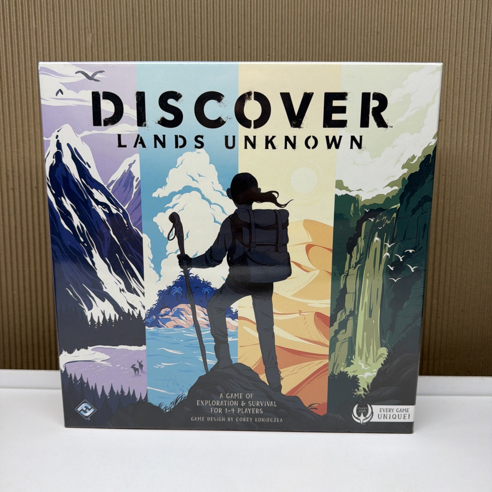 Discover: Lands Unknown Strategy Exploration Board Game Fantasy Flight *Sealed*