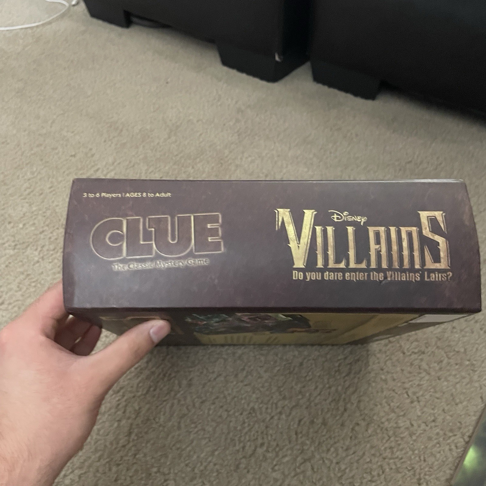 Disney Parks Edition Clue Villains Board Game Hasbro Exclusive COMPLETE