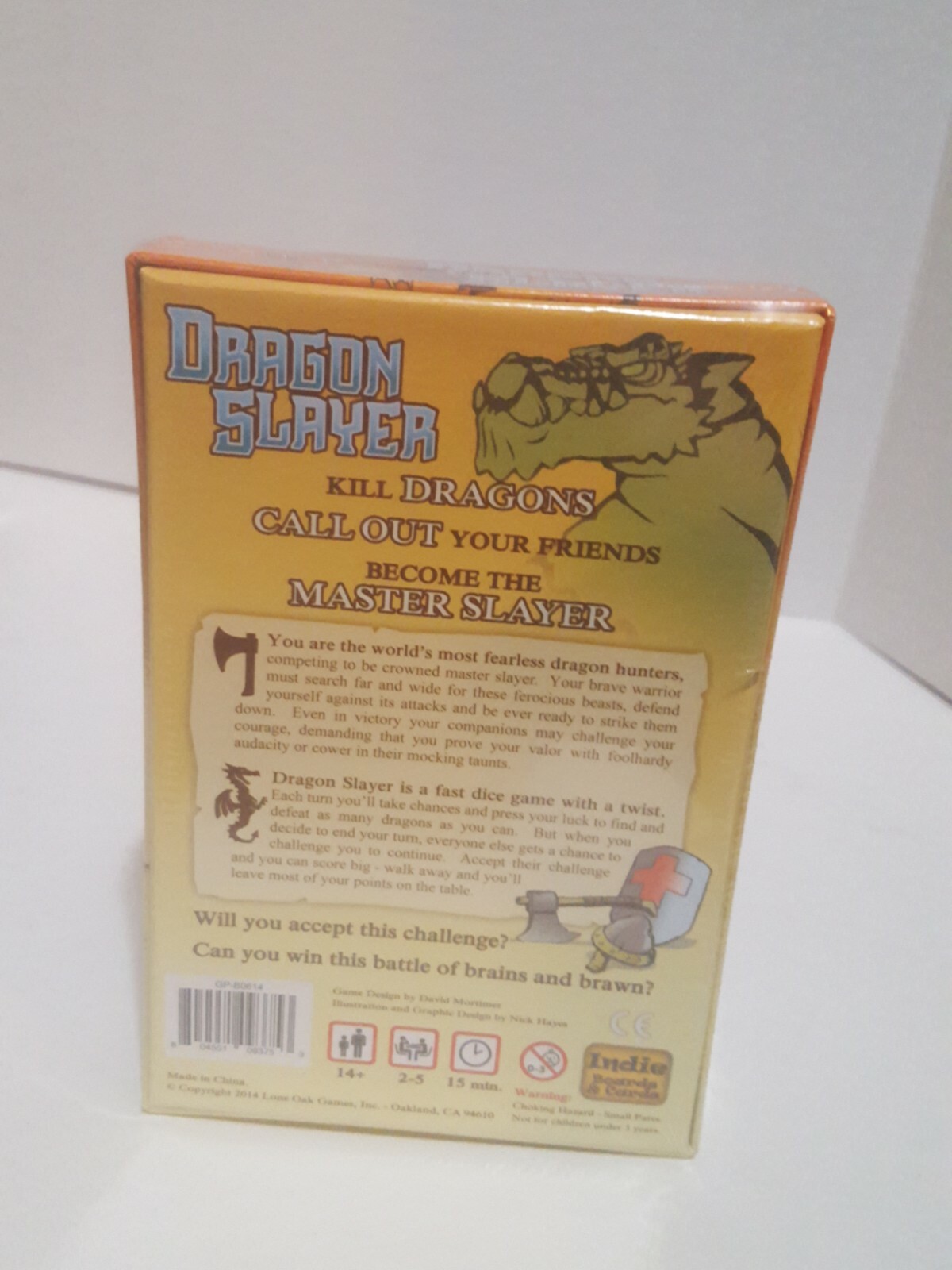 Dragon Slayer. The Dice Game With A Twist- New