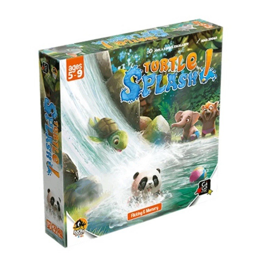 Lucky Duck Games Turtle Splash Board Game Fun and Educational Family Board Game
