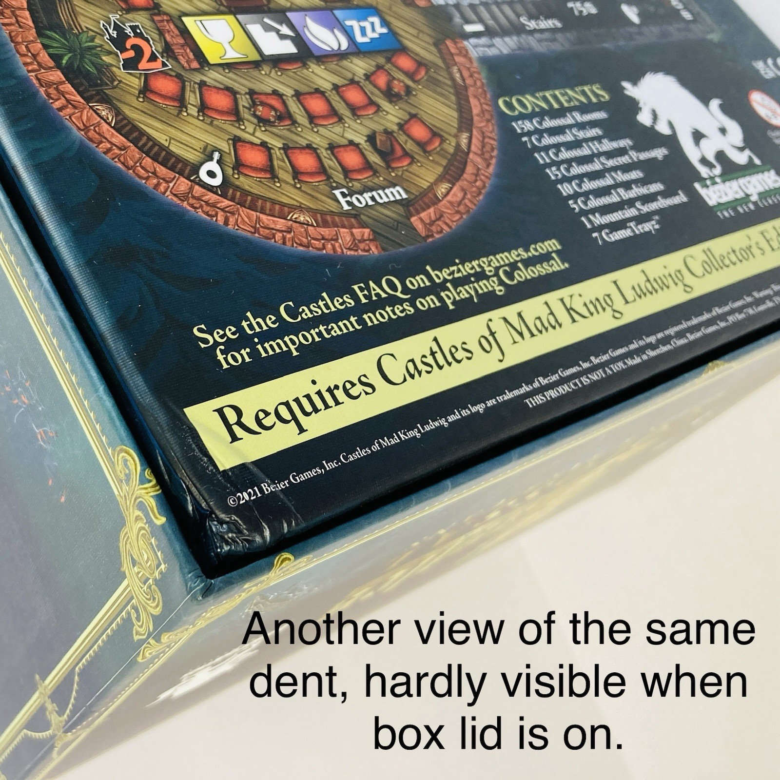 CASTLES OF MAD KING LUDWIG COLOSSAL EXPANSION Collector’s Ed w/Moats & Barbicans