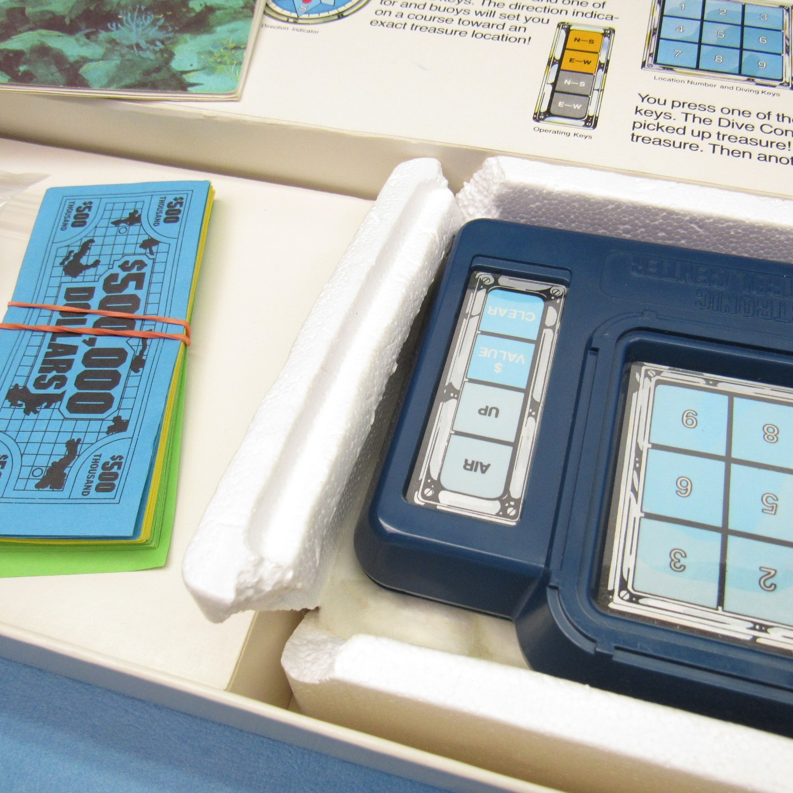 Lost Treasure Deep Sea Diving Board Game Complete 1982 Parker Brothers