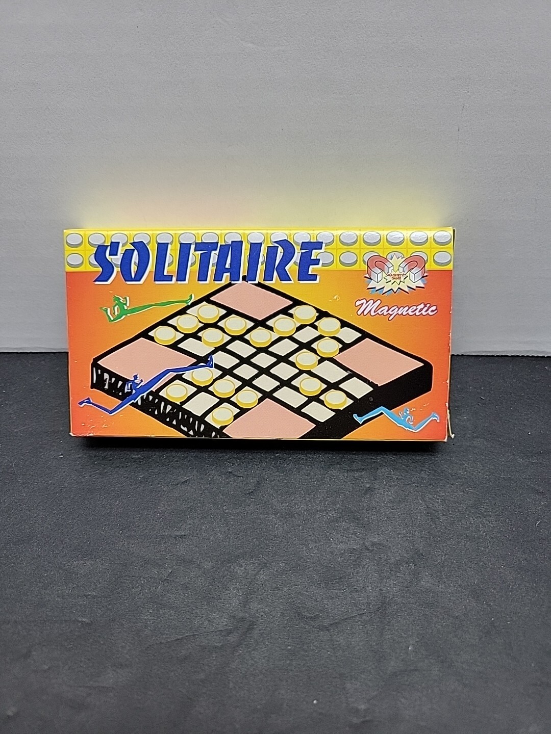 VTG Magnetic Solitaire Mini Game REG Super Accord UK China Travel PuzzleVac Fun