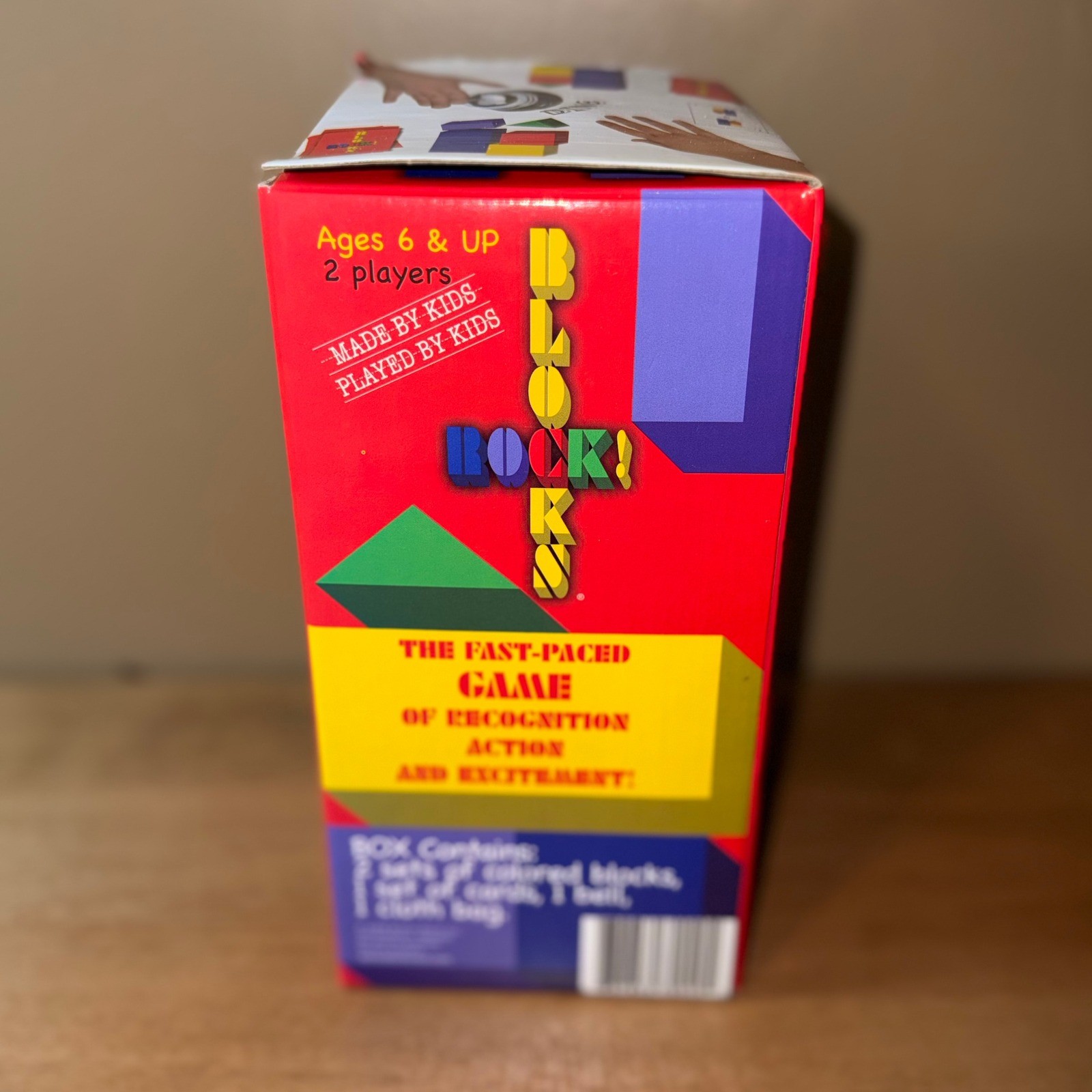 Blocks Rock Competitive STEM Educational Strategy Game Ages 6+ 2 Players Red Box