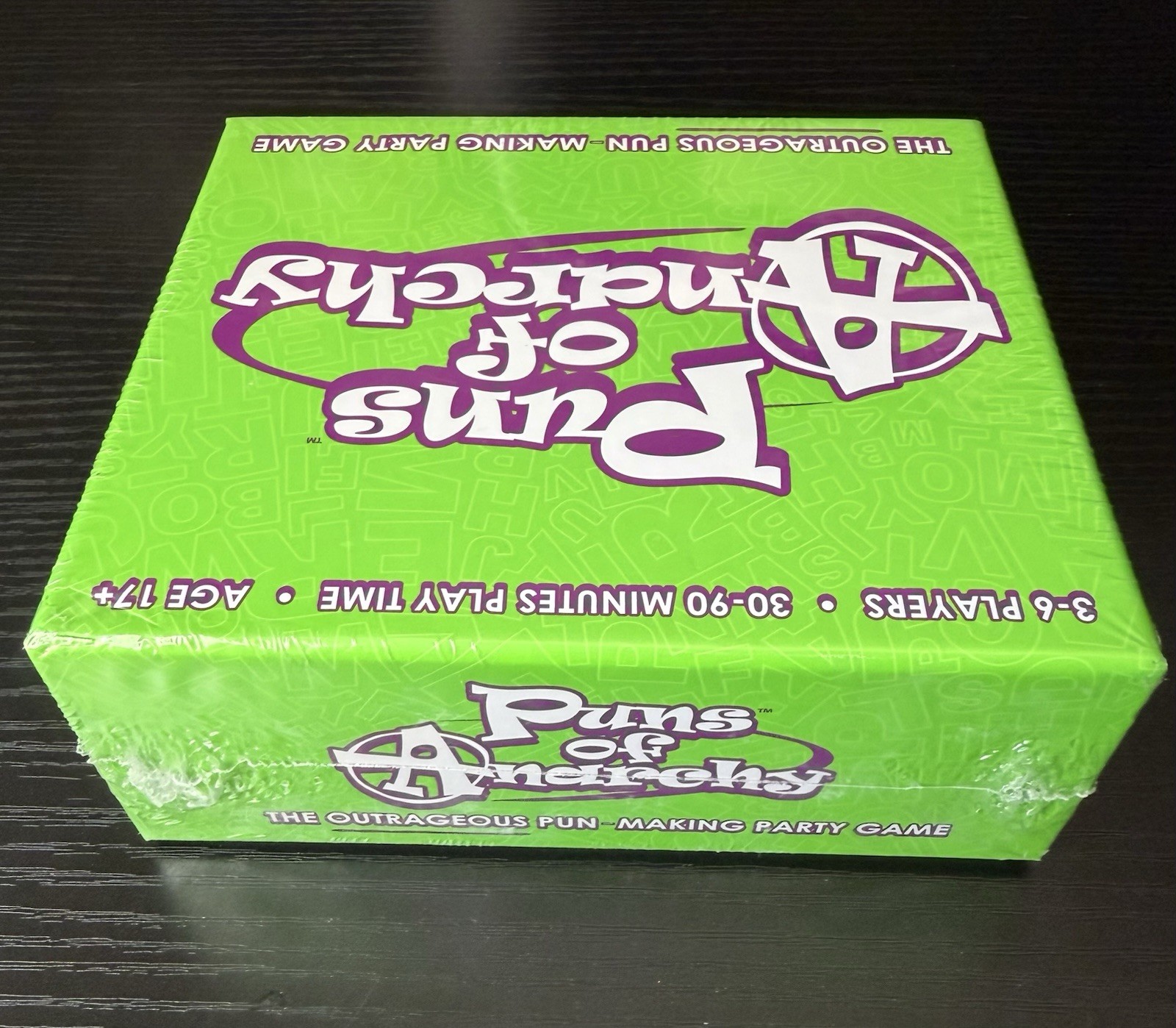 Puns of Anarchy The Outrageous Pun Making Party Game New Sealed Ages 17+