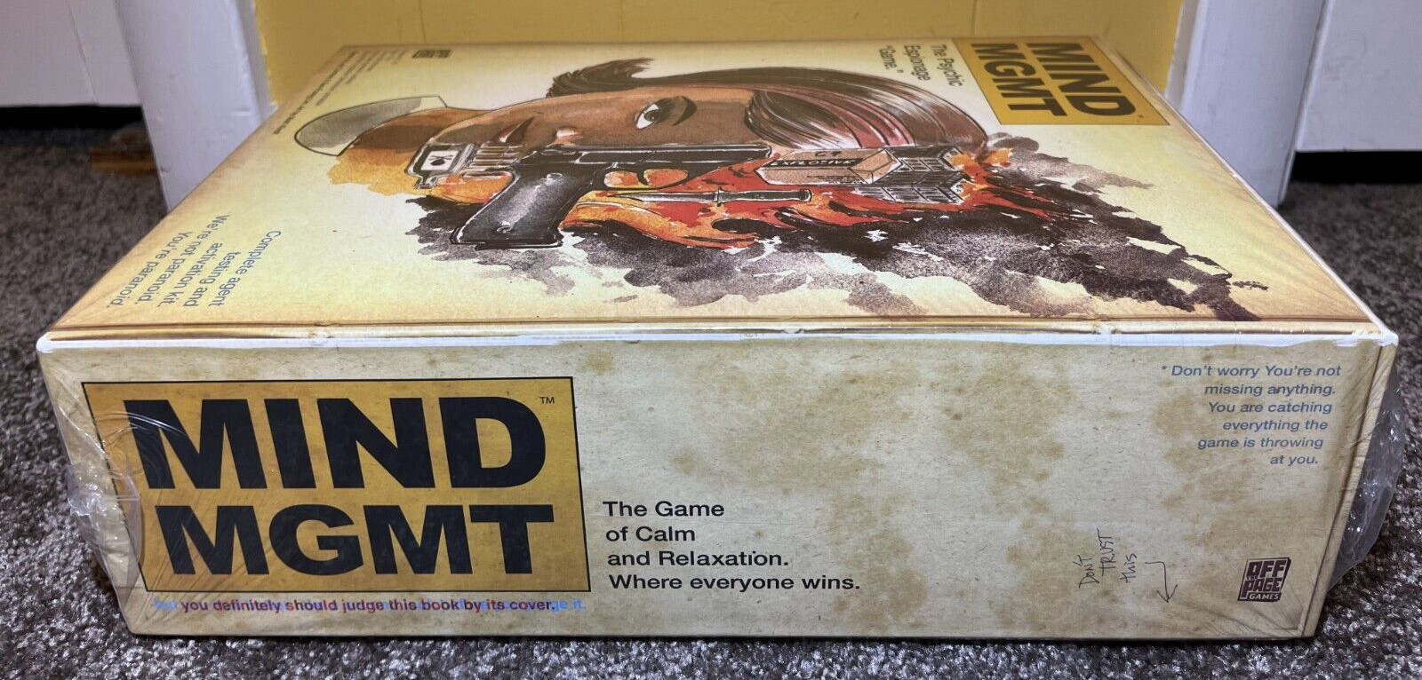 Mind MGMT Board Game DELUXE Edition The Psychic Espionage Game Off the Page NIS