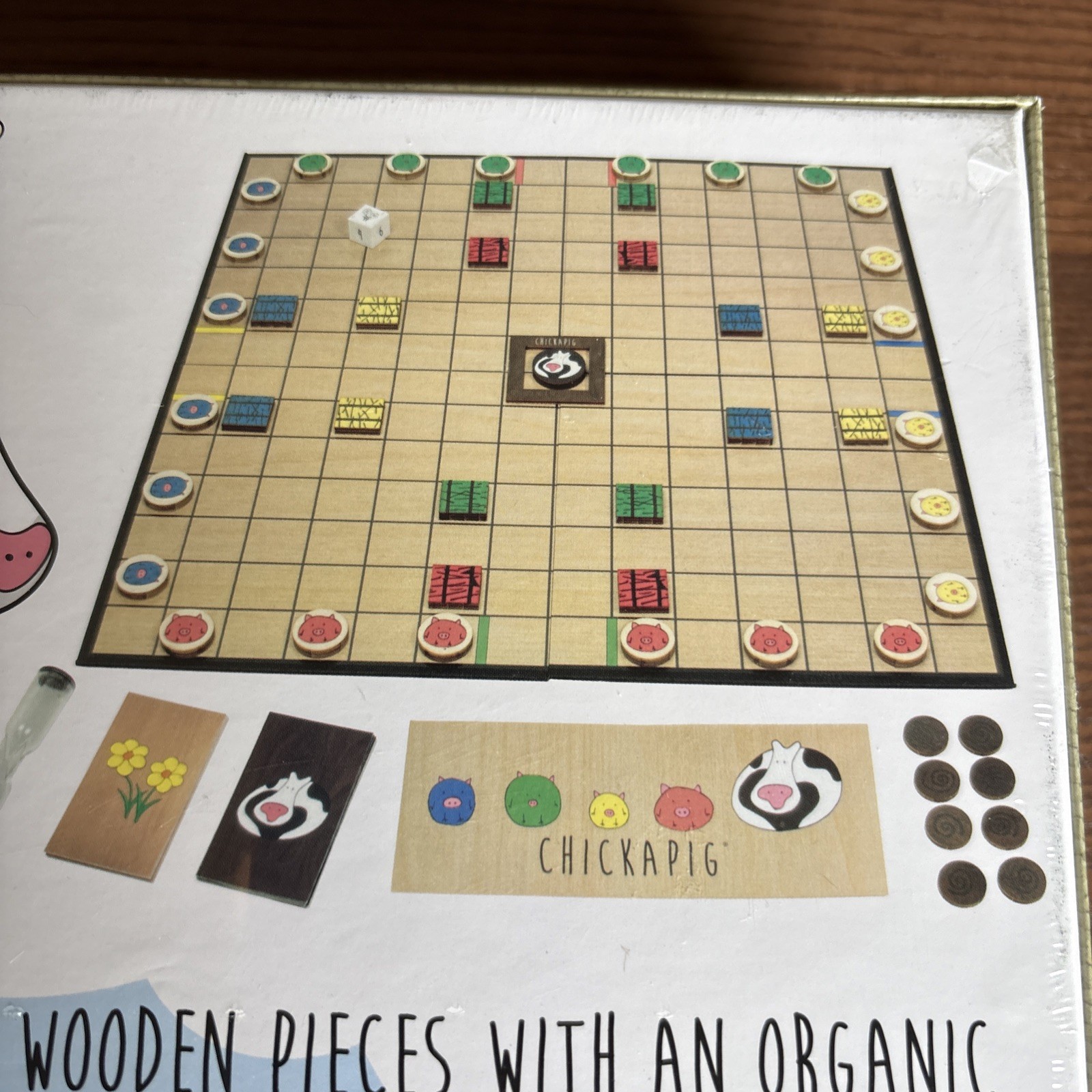 New Sealed Chickapig Strategic Family Fun Board Game 2-4 Players Ages 8+