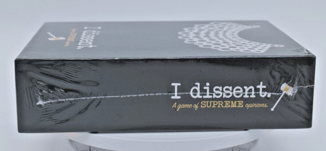 I Dissent A Game Of Supreme Opinions RBG Ruth Bader Ginsberg Trivia Game NEW