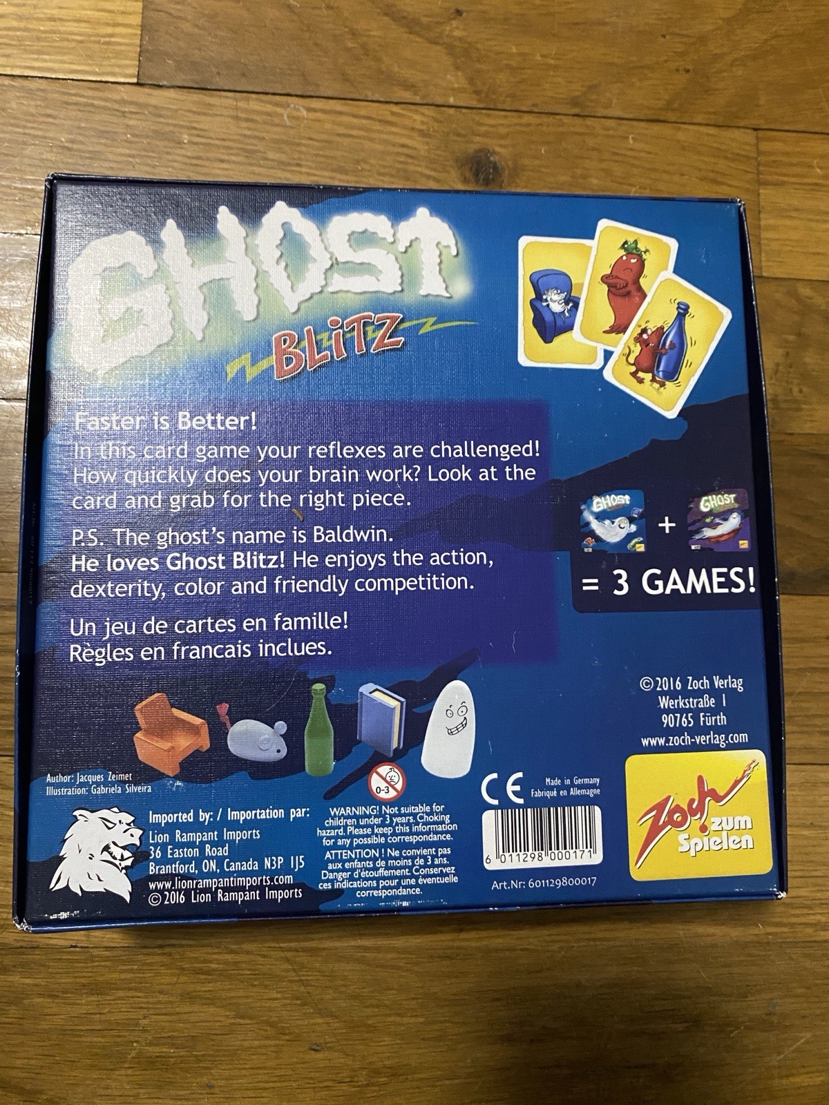 2 Ghost Blitz Bundle Lot Original & Spooky Doo Both In English Board Game Party