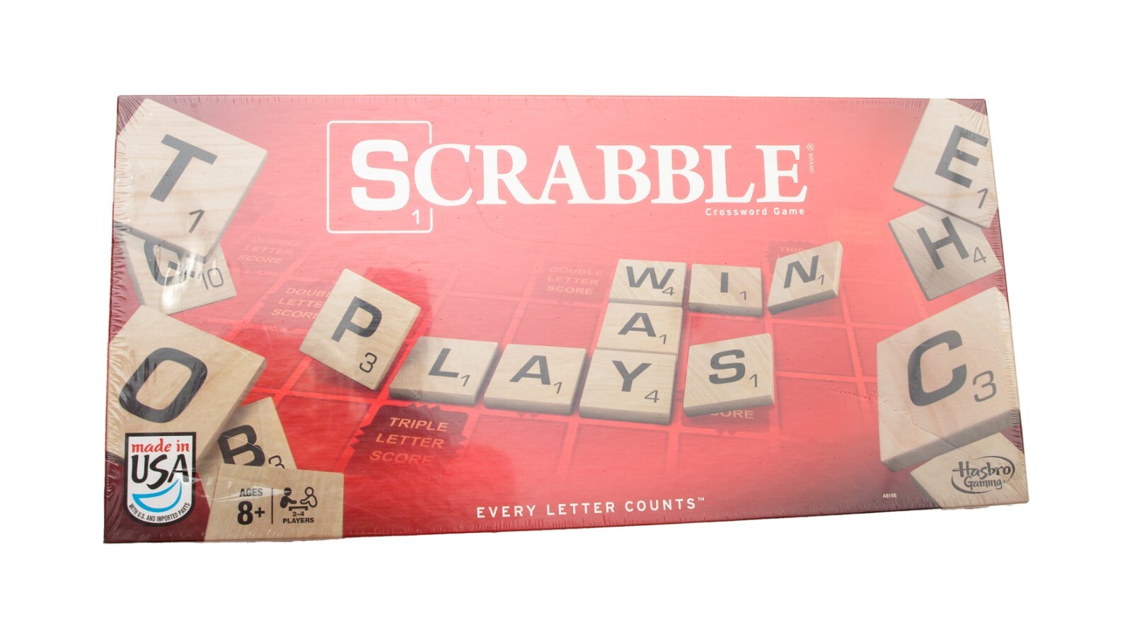Scrabble Crossword Game Hasbro Gaming Made In USA Factory Sealed
