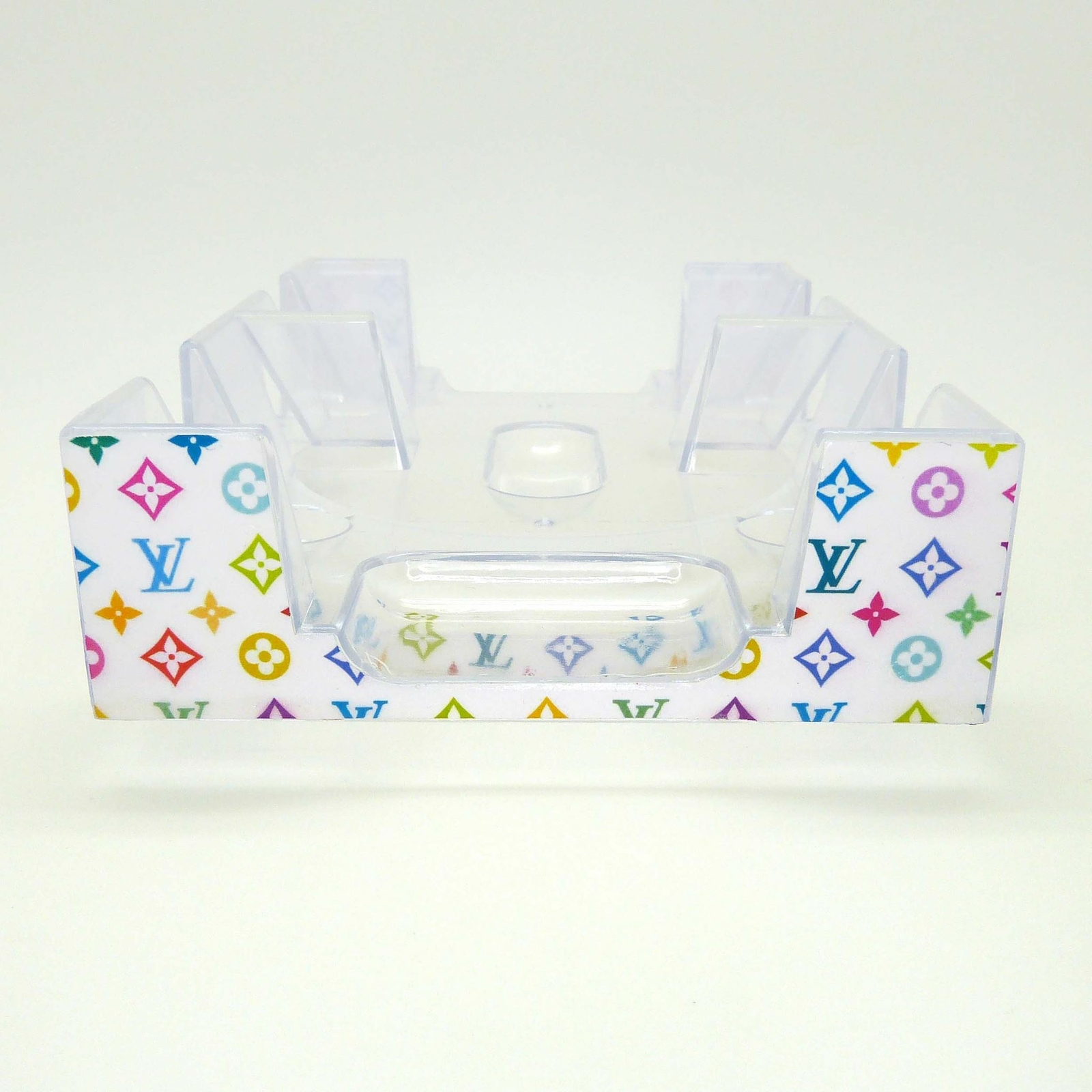 Custom Design Inspired Decorated Canasta Spinning Tray