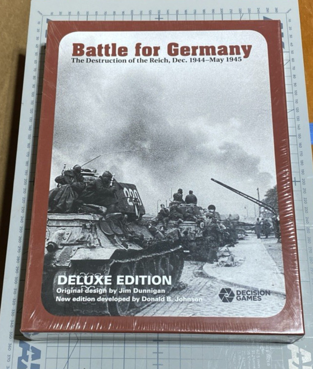 Decision Games Wargame Battle for Germany (Deluxe Ed) Box SW (New)