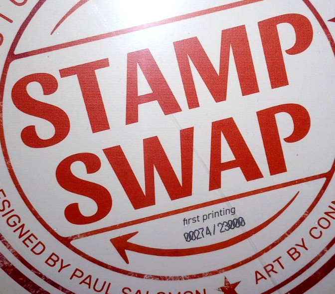 Stamp Swap Board Game by Stonemaier Games – First Printing # 274 of 2300 – New