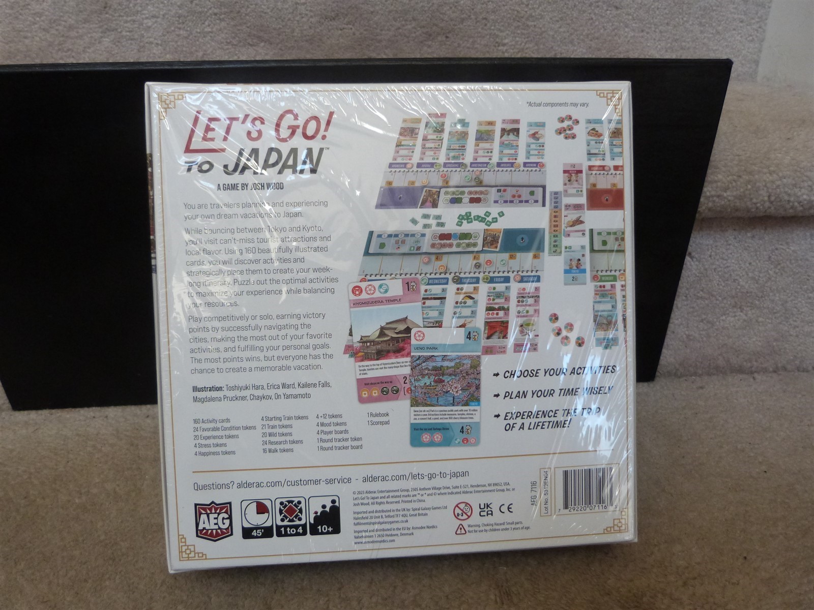 Let’s Go to Japan AEG Josh Wood board card game New & Sealed MIB 2023 Lets Go!