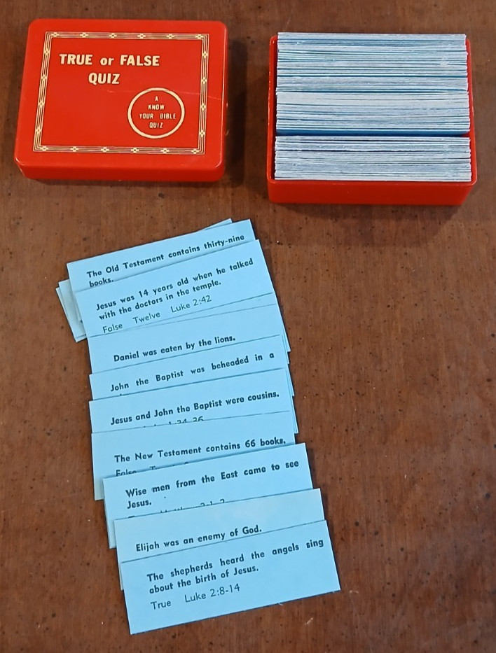 Dickson’s Inc. Two-2 Know Your Bible Games: True or False Quiz & Place the Verse