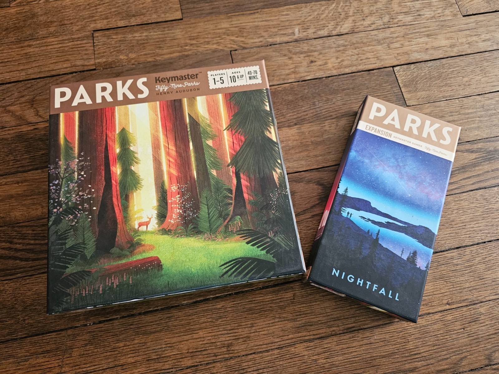 Parks 1st Ed. + Nightfall Expansion FREE SHIP! Keymaster
