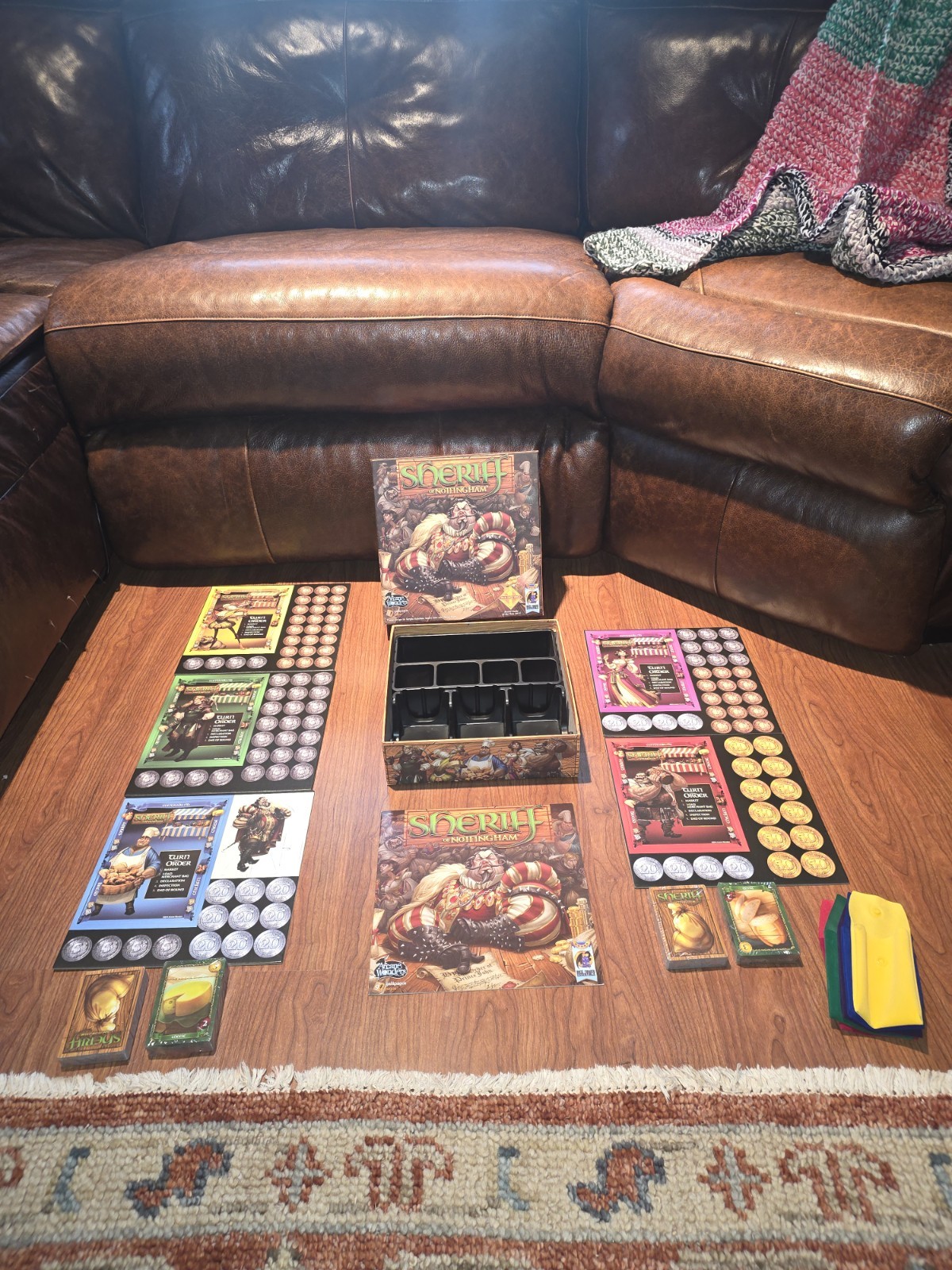 Sheriff of Nottingham Board Game Complete Arcane Wonders Edition In Cards Sealed