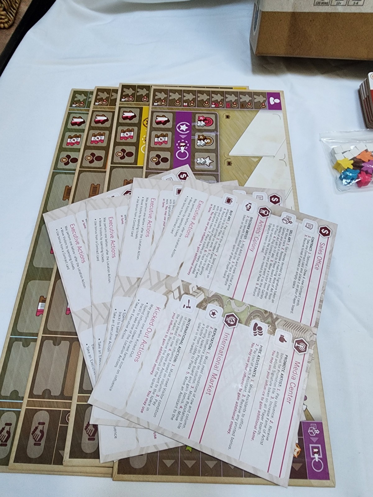 The Gallerist Strategy Board Game Vital Lacerde Eagle-Gryphon Games COMPLETE
