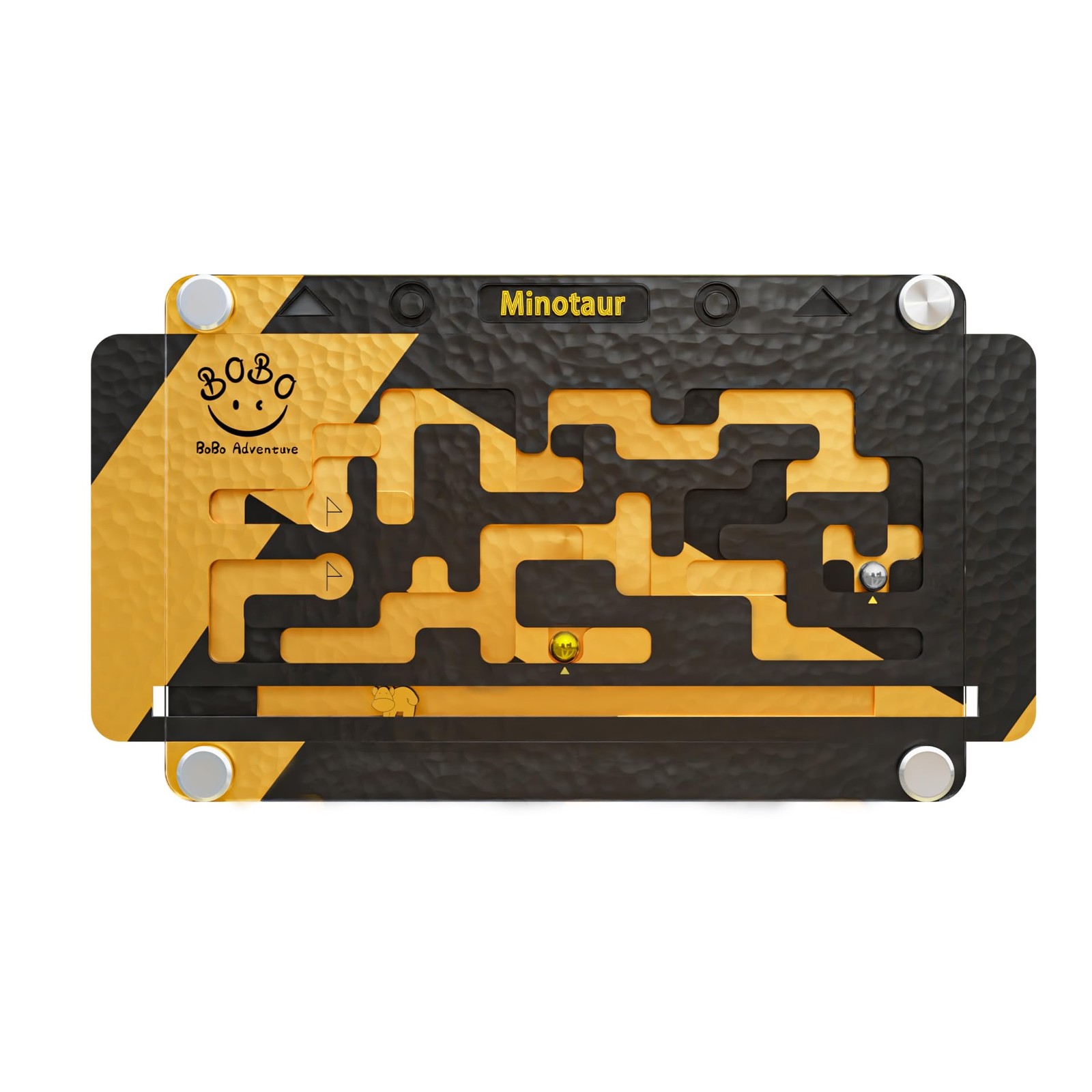 Wooden Labyrinth Board Game – 2-in-1 Double-Sided Marble Maze with 2 Balls & …
